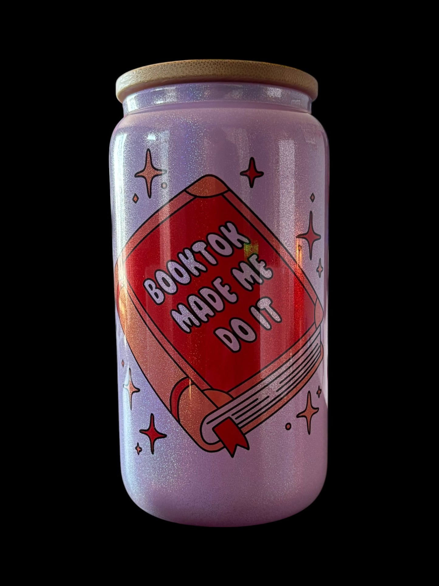 Booktok made me do it Drinking Glass