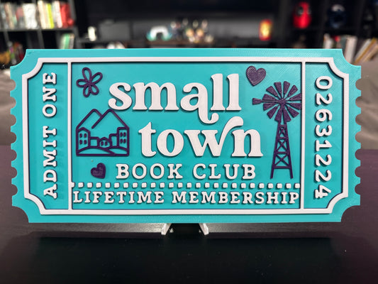 Small Town Book Club Ticket