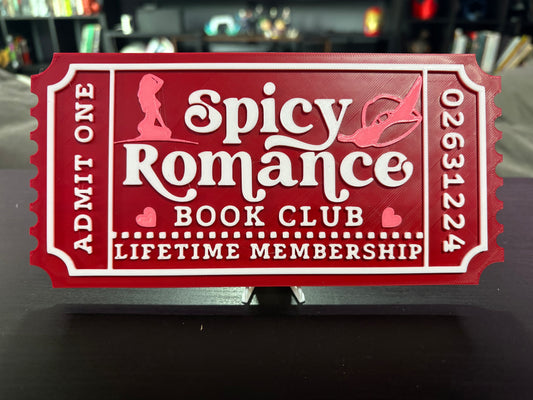 Spicy Romance Book Club Ticket