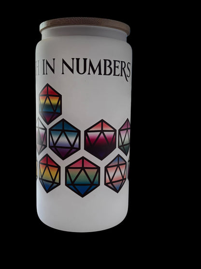Strength in numbers Drinking Glass