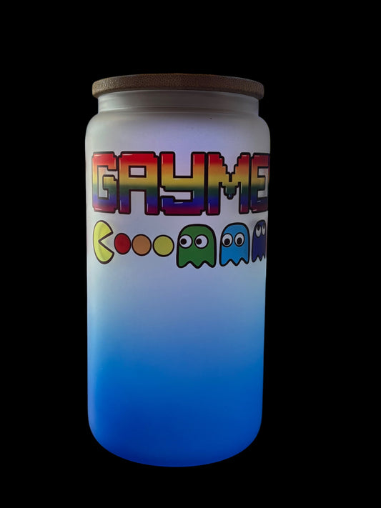 Gaymer Ghost Drinking Glass