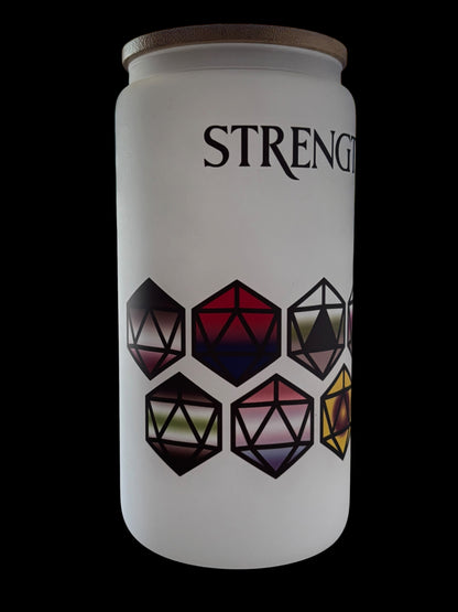 Strength in numbers Drinking Glass