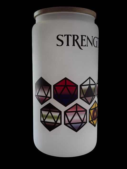 Strength in numbers Drinking Glass