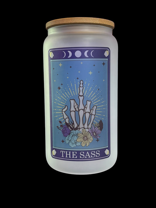 The Sass Tarot Drinking Glass