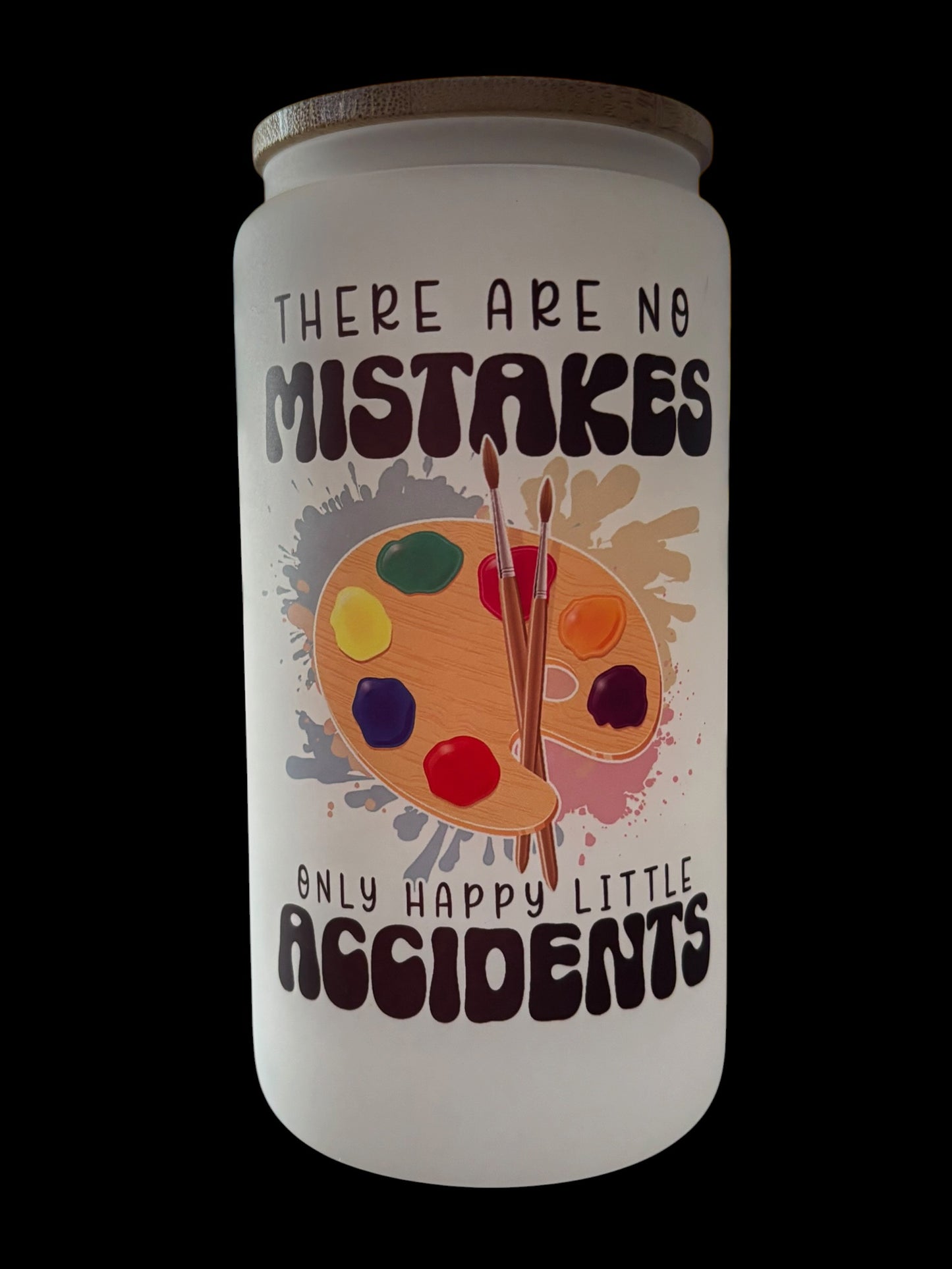 No mistakes art Drinking Glass