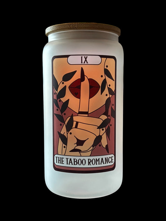 Taboo Romance Tarot Card Drinking Glass