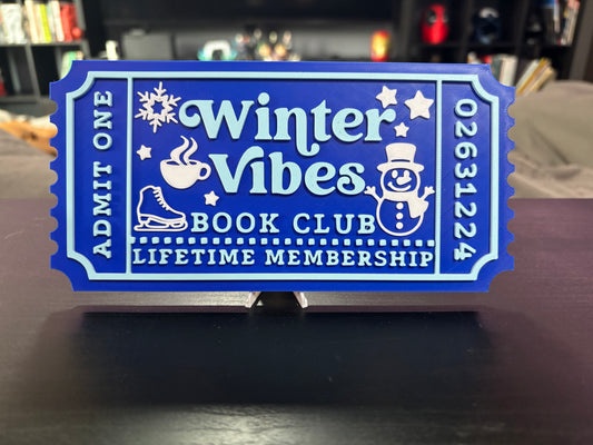 Winter Vibes Book Club Ticket