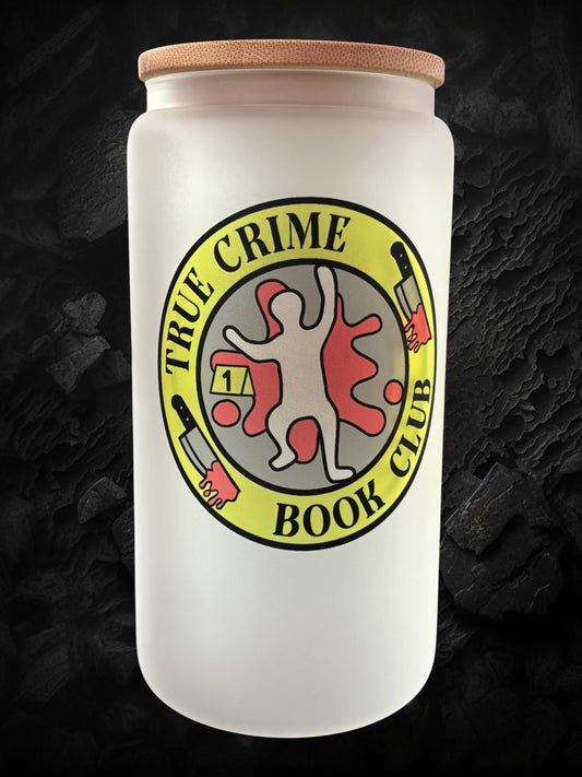 True Crime Club Drinking Glass
