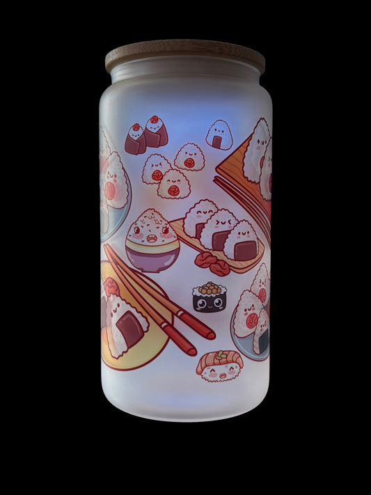 Sushi Kawaii Drinking Glass