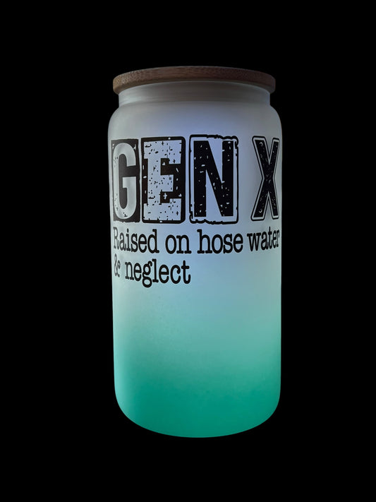 Gen X Hose water Drinking Glass